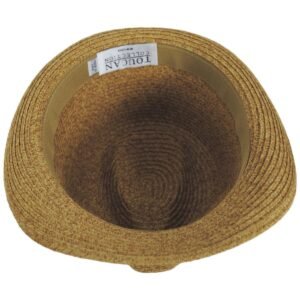 Toucan Collection | Bead Toyo Straw Fedora Hat - Made to Order | 104809 | under | NATURAL