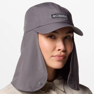 Columbia Sportswear | Skein Valley Insect Shield Cachalot Neckflap Baseball Cap | 400093 | lsfone | CITY GREY