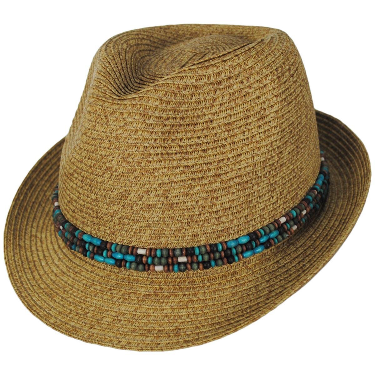 Bead Toyo Straw Fedora Hat - Made to Order