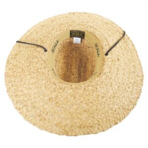 Dorfman Pacific | Raffia Straw Lifeguard Hat | 126146 | under | NATURAL
