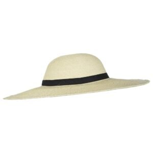 SunBody Hats | Swinger 5-inch Wide Brim Guatemalan Palm Leaf Straw Hat | 102901 | profile | NATURAL