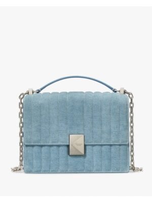 Deco Quilted Chain Shoulder Bag
