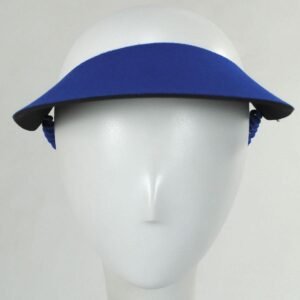 The Incredible Sunvisor | Springlace Solid Sunvisor | 196351 | front | ROYAL BLUE