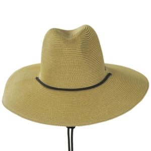 BRIXTON HATS | Mitch Toyo Straw Lifeguard Hat | 128354 | front | TAN