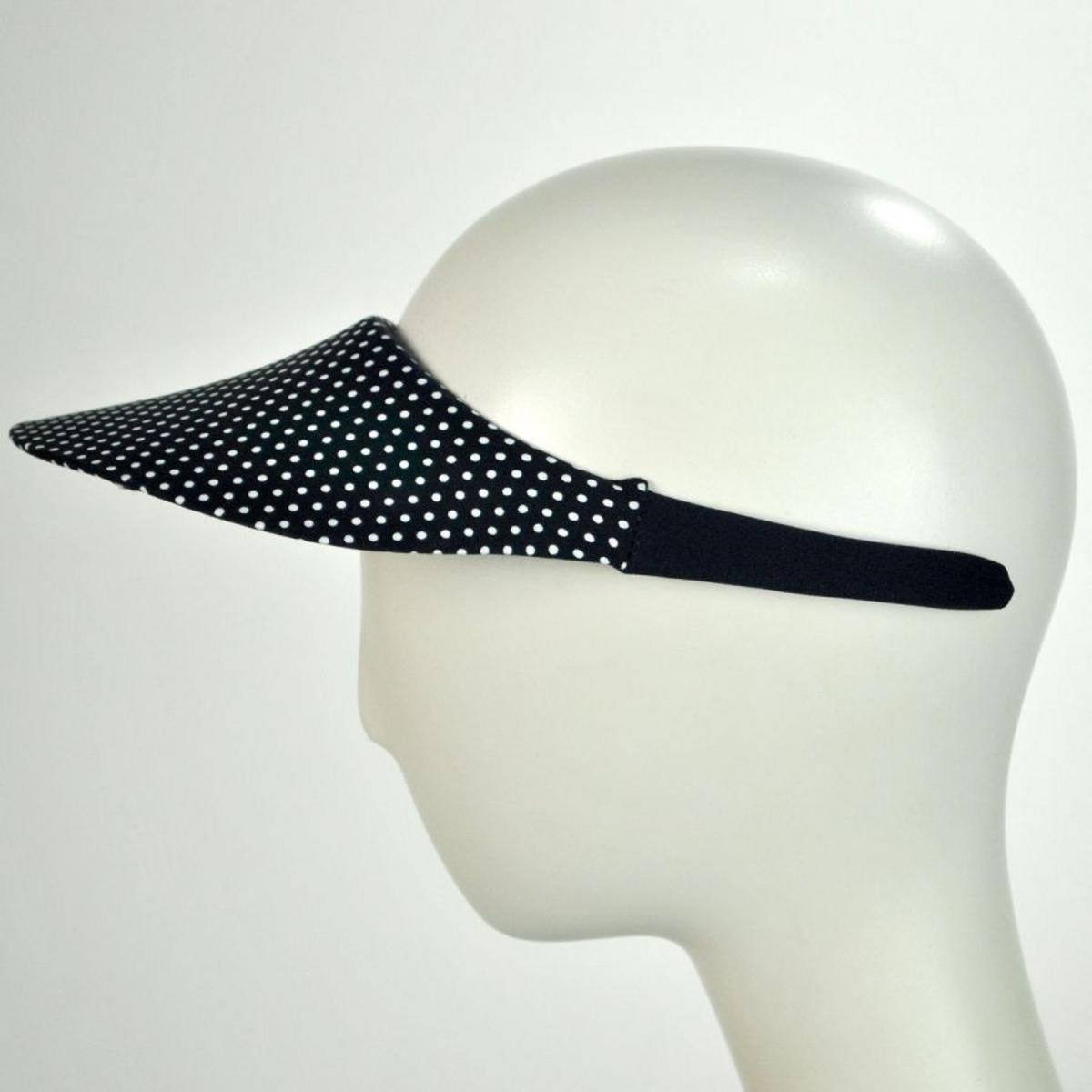 No Headache | Dots Midsize Visor | 195905 | profile | BLACK
