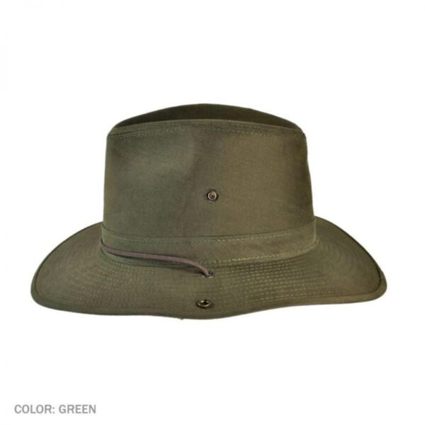 Henschel | Cotton Twill Aussie Hat | 140335 | profile | GREEN