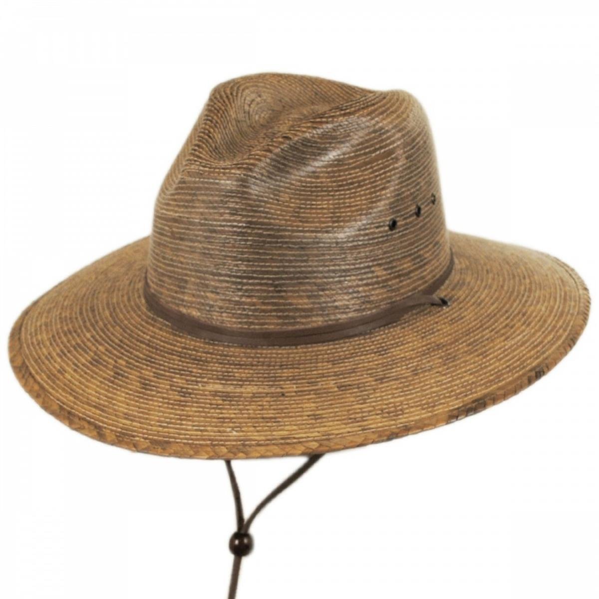 Rustic Palm Leaf Straw Hat