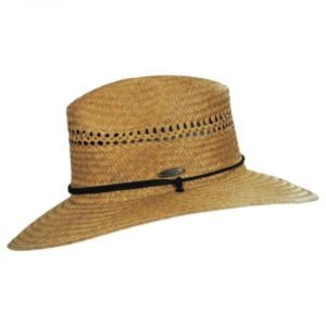 Panama Jack | Aussie Palm Leaf Straw Lifeguard Hat | 126391 | profile | COCOA