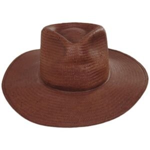 Betmar | Geraldine Toyo Straw Rancher Fedora Hat | 101141 | front | CINNAMON