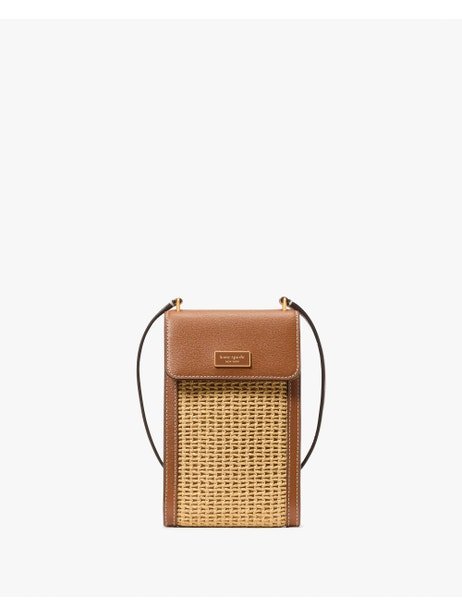 Serena Straw Phone Crossbody Bag