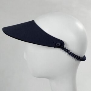 The Incredible Sunvisor | Springlace Solid Sunvisor | 196351 | profile | BLACK