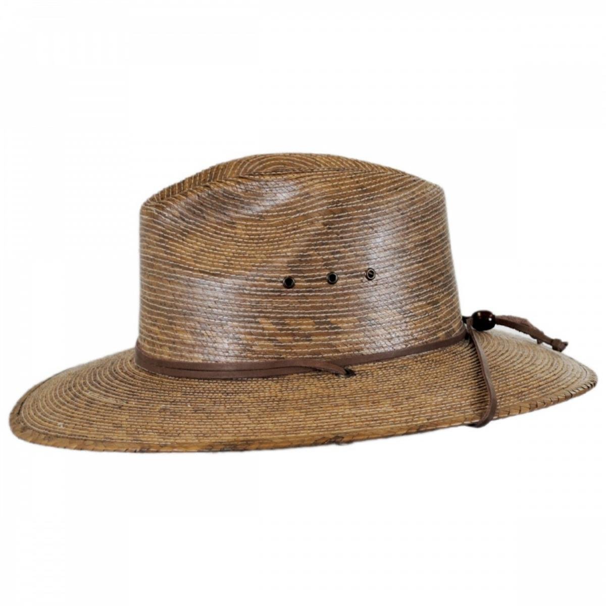 Stetson | Rustic Palm Leaf Straw Hat | 126921 | profile | SAND