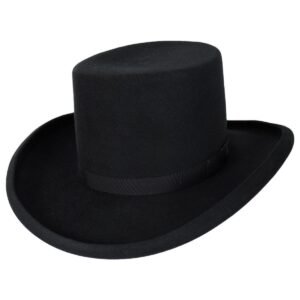 Bailey Western | Dillinger Wool Felt Western Hat | 130136 | lead | BLACK