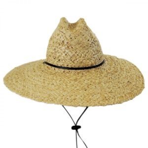 Dorfman Pacific | Raffia Straw Lifeguard Hat | 126146 | front | NATURAL