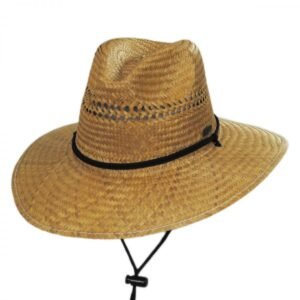 Aussie Palm Leaf Straw Lifeguard Hat