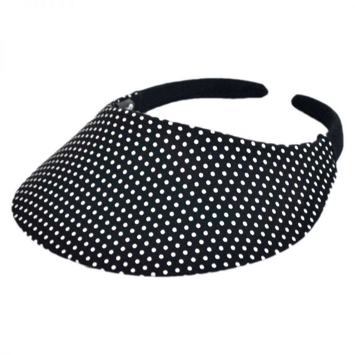 No Headache | Dots Midsize Visor | 195905 | lead | BLACK