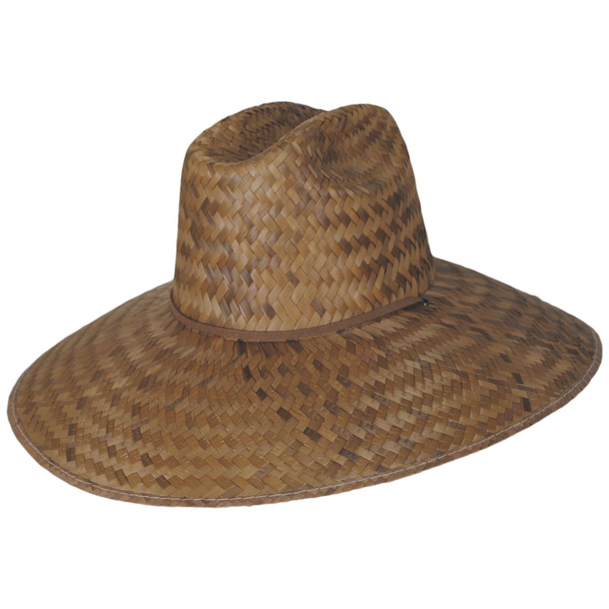 BRIXTON HATS | Bells II Palm Leaf Straw Lifeguard Hat | 128340 | lead | LIGHT BROWN