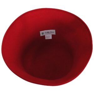 Kathy Jeanne | 6-Way Shapeable Wool Felt Cloche Hat | 124715 | under | RED