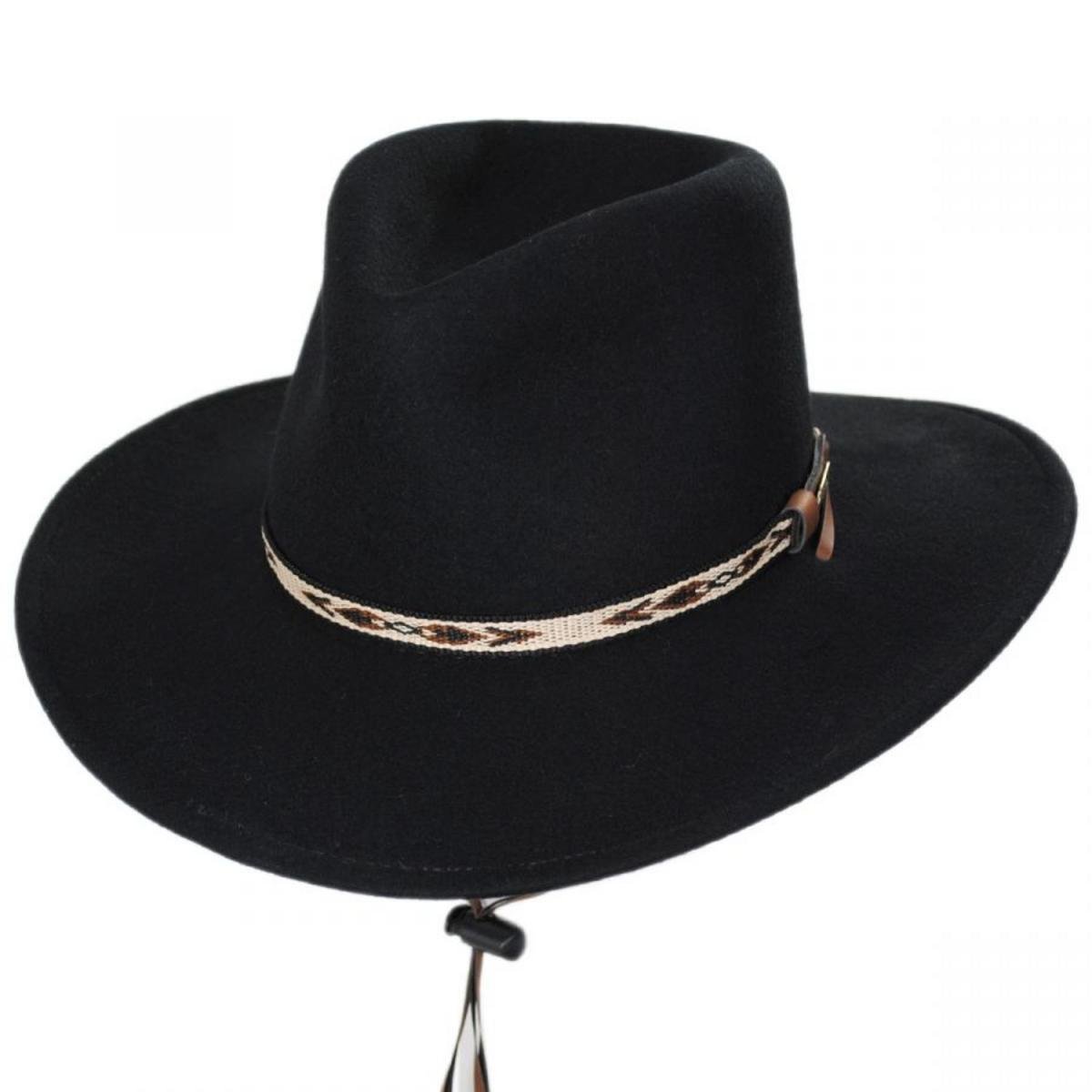 Ashley Crushable Wool Felt Earflap Aussie Hat