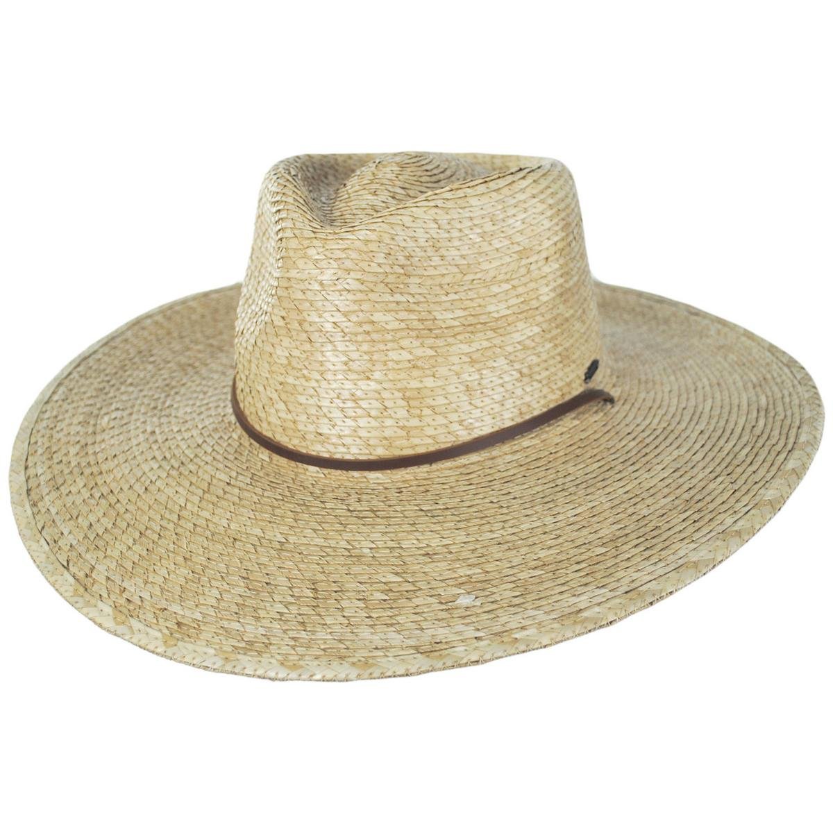 BRIXTON HATS | Morrison Palm Straw Lifeguard Hat | 128355 | lead | NATURAL