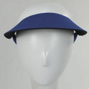 The Incredible Sunvisor | Springlace Solid Sunvisor | 196351 | front | NAVY BLUE