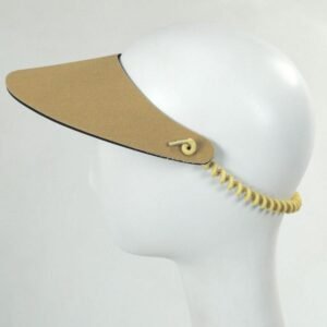 The Incredible Sunvisor | Springlace Solid Sunvisor | 196351 | profile | TAN