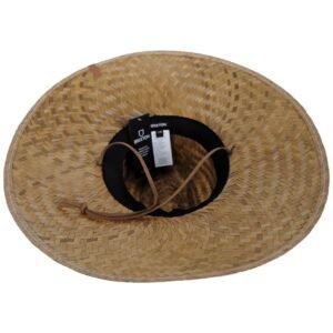 BRIXTON HATS | Bells II Palm Leaf Straw Lifeguard Hat | 128340 | under | LIGHT BROWN