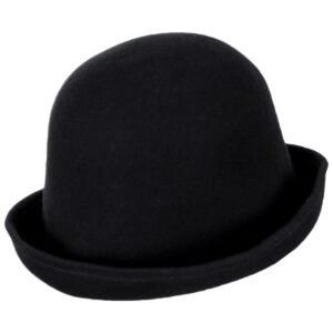 6-Way Shapeable Wool Felt Cloche Hat