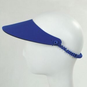 The Incredible Sunvisor | Springlace Solid Sunvisor | 196351 | profile | ROYAL BLUE