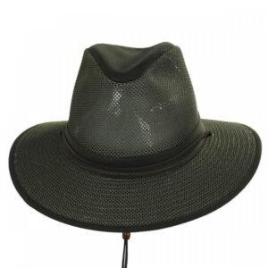 Henschel | Aussie Mesh Packable Hat | 140341 | front | OLIVE
