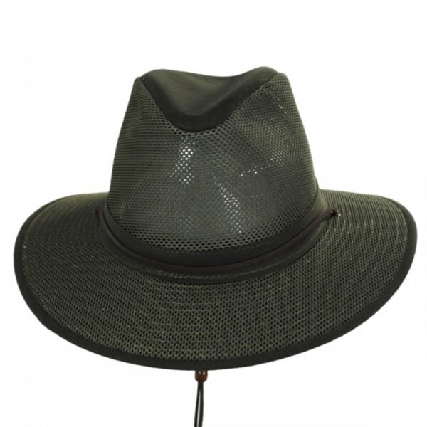 Henschel | Aussie Mesh Packable Hat | 140341 | front | OLIVE
