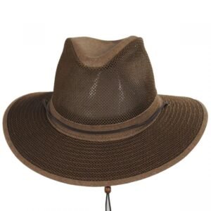 Henschel | Aussie Mesh Packable Hat | 140341 | front | EARTH