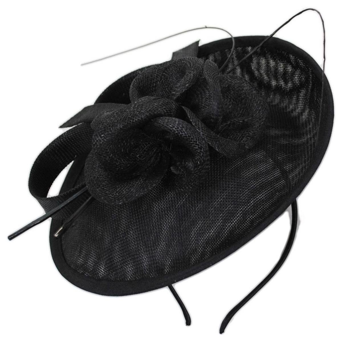 Dubois Sinamay Straw Fascinator Hat