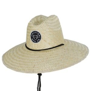 BRIXTON HATS | Crest Palm Leaf Straw Lifeguard Hat | 128334 | lead | NATURAL