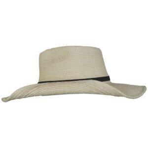 SunBody Hats | Aussie Teardrop Guatemalan Palm Leaf Straw Hat | 128209 | profile | NATURAL