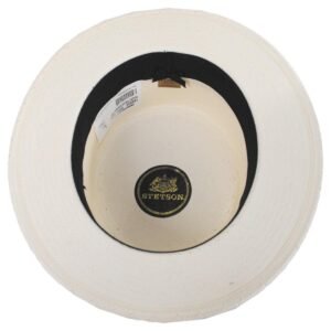 Stetson | Keeneland Shantung Straw Skimmer Hat | 127003 | under | NATURAL