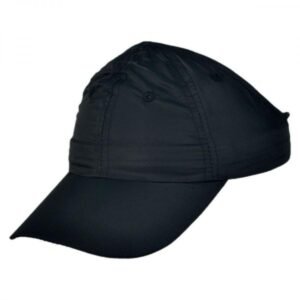 Chic Play | Genie Open Back Ponytail Baseball Cap | 401405 | lead | BLACK