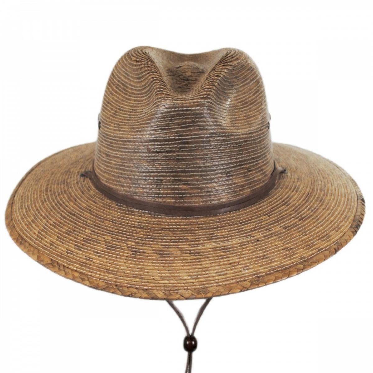Stetson | Rustic Palm Leaf Straw Hat | 126921 | front | SAND