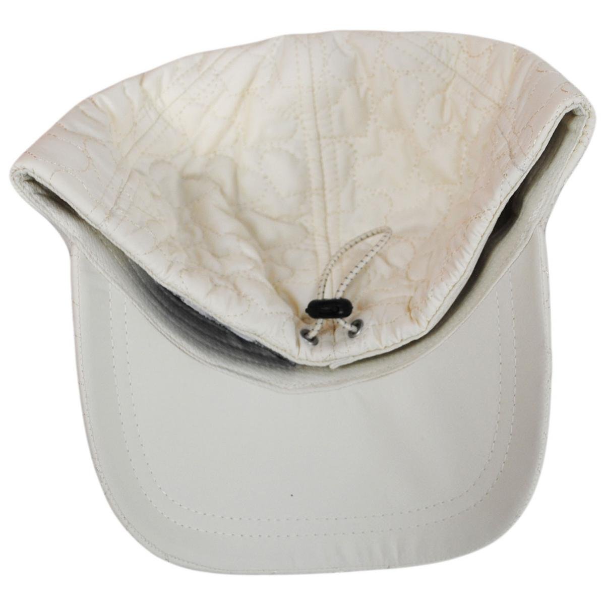 Kangol | Fun Puff Polyester Quilted Fitted Baseball Cap | 201123 | under | IVORY HEART