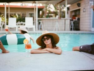 BRIXTON HATS | Bells II Palm Leaf Straw Lifeguard Hat | 128340 | lsmone | TAN