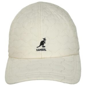 Kangol | Fun Puff Polyester Quilted Fitted Baseball Cap | 201123 | front | IVORY HEART