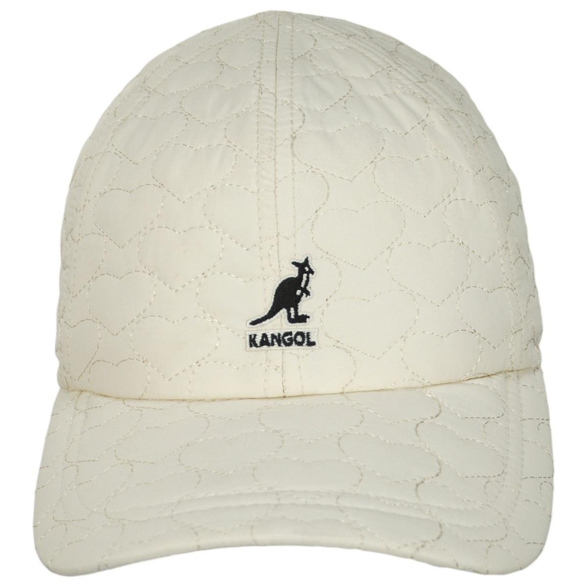 Kangol | Fun Puff Polyester Quilted Fitted Baseball Cap | 201123 | front | IVORY HEART