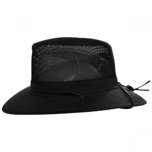 Henschel | Aussie Mesh Packable Hat | 140341 | profile | BLACK
