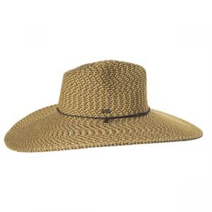 Karen Keith | Lifeguard Toyo Straw Blend Sun Hat | 126614 | profile | BROWN TWEED