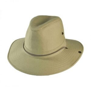 Henschel | Cotton Twill Aussie Hat | 140335 | lead | KHAKI