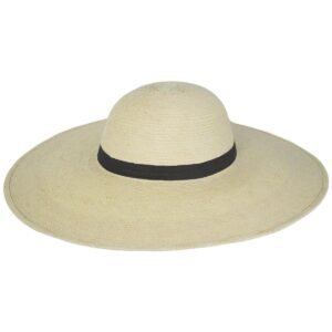 Swinger 5-inch Wide Brim Guatemalan Palm Leaf Straw Hat