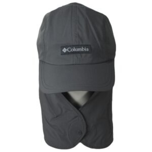 Columbia Sportswear | Skein Valley Insect Shield Cachalot Neckflap Baseball Cap | 400093 | front | CITY GREY