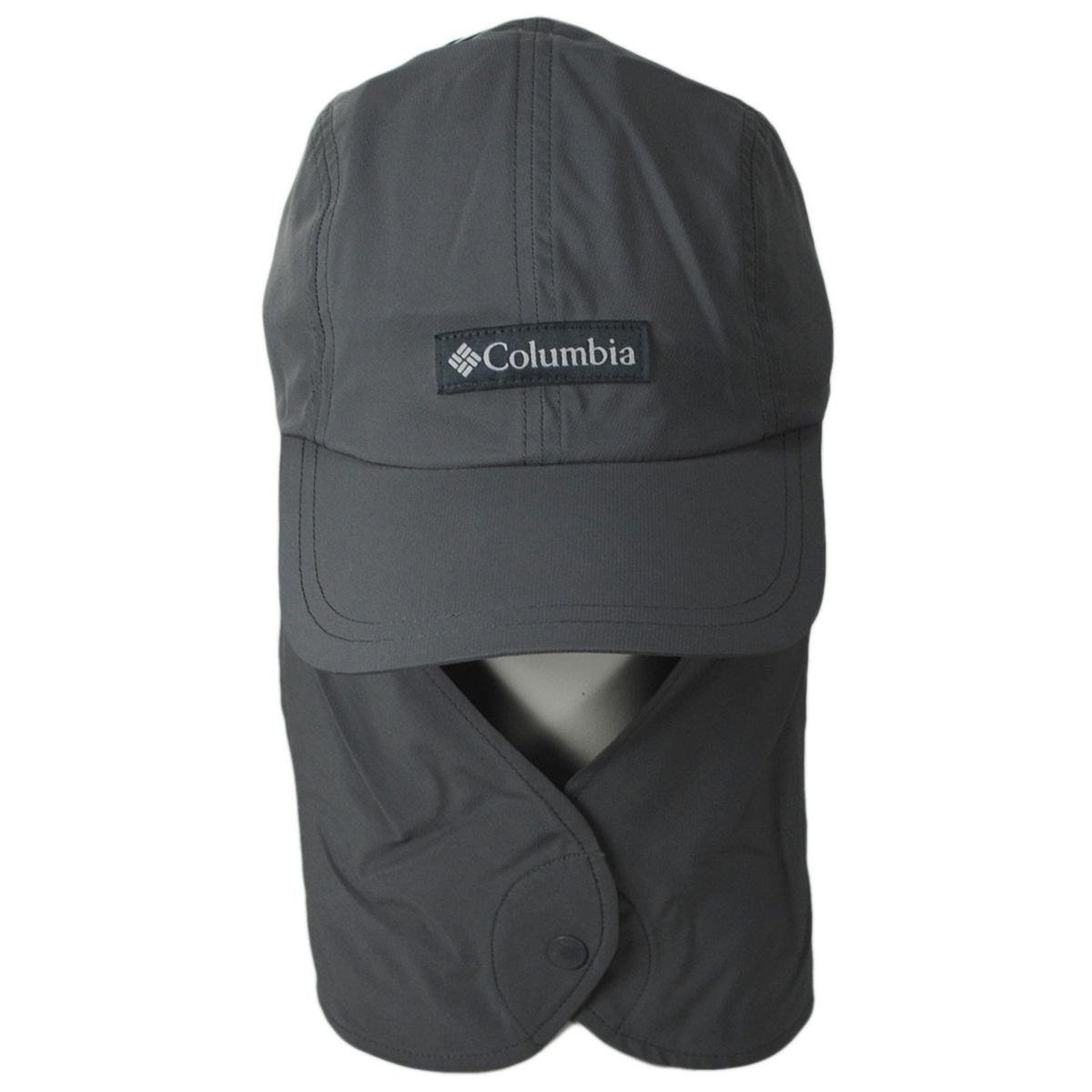 Columbia Sportswear | Skein Valley Insect Shield Cachalot Neckflap Baseball Cap | 400093 | front | CITY GREY