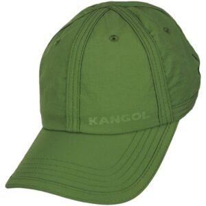 Kangol | Seams Out Nylon Fitted Baseball Cap | 201129 | lead | PALE OLIVE