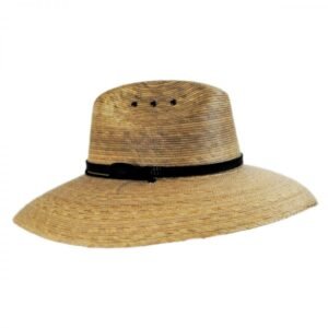 Jeanne Simmons | Palm Leaf Straw Lifeguard Hat | 101710 | profile | DARK NATURAL